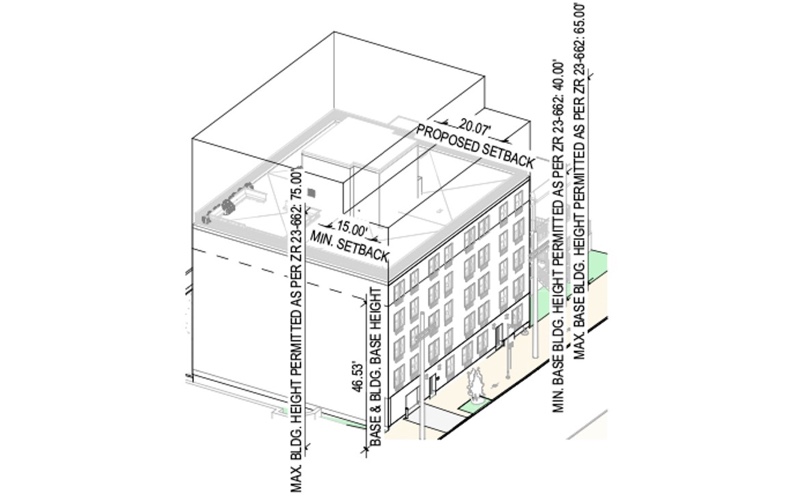 1303 Hoe Avenue axonometric (Credit Jakov Saric architect via DOB)